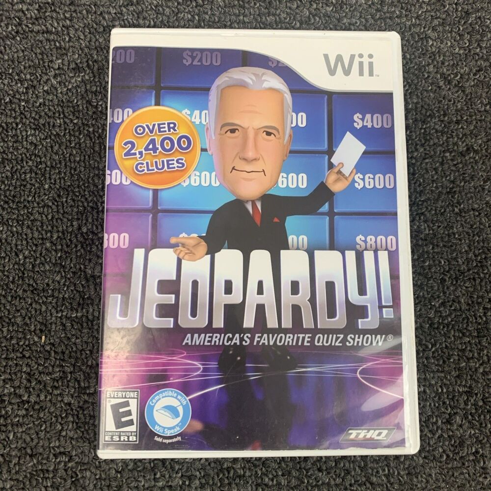Jeopardy (Nintendo Wii, 2010) Complete Tested